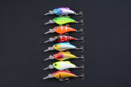 8x 7.5cm Popper Crank Bait Fishing Lure Lures Surface Tackle Saltwater Kings Warehouse 