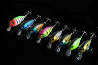 8x 7cm Popper Crank Bait Fishing Lure Lures Surface Tackle Saltwater Kings Warehouse 