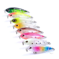8x Pencil minnow 4.8cm Fishing Lure Lures Surface Tackle Fresh Saltwater Kings Warehouse 