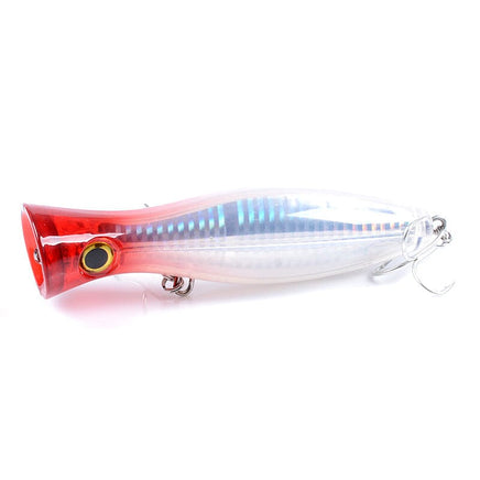 8x Popper Crank 12.5cm Fishing Lure Lures Surface Tackle Fresh Saltwater Kings Warehouse 