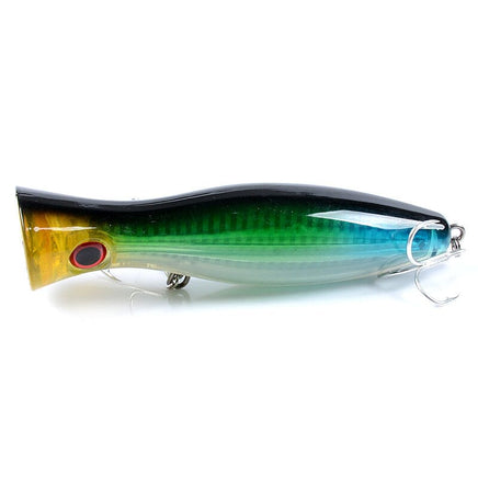 8x Popper Crank 12.5cm Fishing Lure Lures Surface Tackle Fresh Saltwater Kings Warehouse 