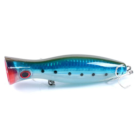 8x Popper Crank 12.5cm Fishing Lure Lures Surface Tackle Fresh Saltwater Kings Warehouse 