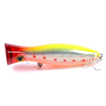 8x Popper Crank 12.5cm Fishing Lure Lures Surface Tackle Fresh Saltwater Kings Warehouse 