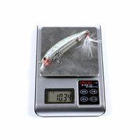 8x Popper Minnow 11.2cm Fishing Lure Lures Surface Tackle Fresh Saltwater Kings Warehouse 