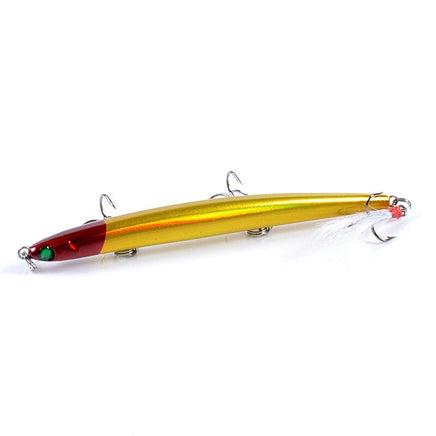 8x Popper Minnow 11.7cm Fishing Lure Lures Surface Tackle Fresh Saltwater Kings Warehouse 