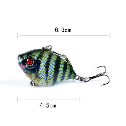 8x Popper Poppers 4.5cm Fishing Lure Lures Surface Tackle Fresh Saltwater Kings Warehouse 