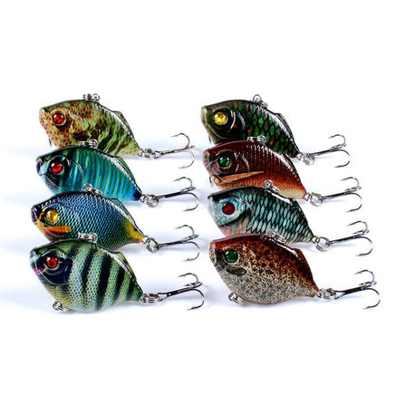 8x Popper Poppers 4.5cm Fishing Lure Lures Surface Tackle Fresh Saltwater Kings Warehouse 
