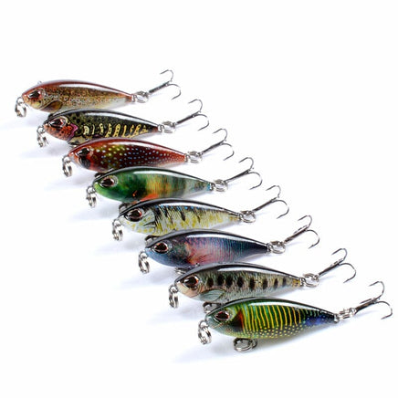 8x Popper Poppers 4.8cm Fishing Lure Lures Surface Tackle Fresh Saltwater Kings Warehouse 