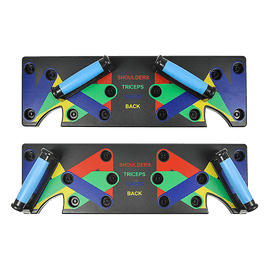 9 in 1 Push Up Board Yoga Bands Fitness Workout Train Gym Exercise Pushup Stand Sports & Fitness Kings Warehouse