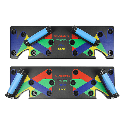 9 in 1 Push Up Board Yoga Bands Fitness Workout Train Gym Exercise Pushup Stand Sports & Fitness Kings Warehouse 
