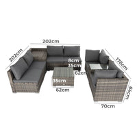 9-Piece Outdoor Setting Furniture Kings Warehouse 