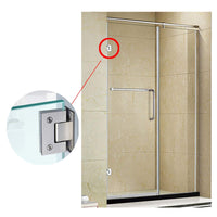 90 Degree Glass Door Cupboard Showcase Cabinet Clamp Glass Shower Doors Hinge 304 Steel Kings Warehouse 