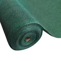 90% Sun Shade Cloth Shadecloth Sail Roll Mesh 1.83x20m 195gsm Green