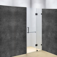 90 x 200cm Wall to Wall Frameless Shower Screen 10mm Glass By Della Francesca Kings Warehouse 