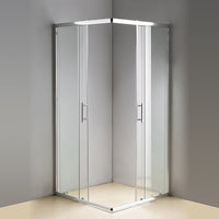 900 x 1000mm Sliding Door Nano Safety Glass Shower Screen By Della Francesca Furniture Kings Warehouse 