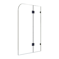 900 x 1450mm Frameless Bath Panel 10mm Glass Shower Screen By Della Francesca Furniture Kings Warehouse 