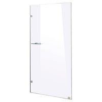 900 x 2100mm Frameless 10mm Safety Glass Shower Screen