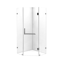900 x 900mm Frameless 10mm Glass Shower Screen By Della Francesca Furniture Kings Warehouse 