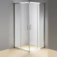 900 x 900mm Sliding Door Nano Safety Glass Shower Screen By Della Francesca Furniture Kings Warehouse 