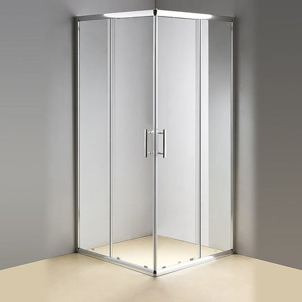 900 x 900mm Sliding Door Nano Safety Glass Shower Screen By Della Francesca Furniture Kings Warehouse 