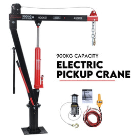 900kg Swivel Hydraulic Crane Hoist 12V Electric Jack Auto Accessories Kings Warehouse 