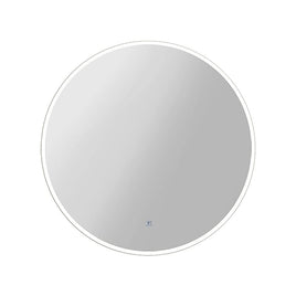 90cm LED Wall Mirror Bathroom Mirrors Light Decor Round Health & Beauty Kings Warehouse 