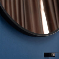 90cm Round Wall Mirror Bathroom Makeup Mirror by Della Francesca Home & Garden Kings Warehouse 