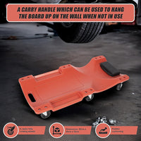 92cm Professional Rolling Mechanics Car Creeper Crawler Board Under Car Tool Tools Kings Warehouse 