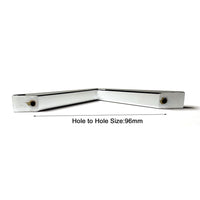 96MM Silver Zinc Alloy Kitchen Nickel Door Cabinet Drawer Handle Pulls Kings Warehouse 
