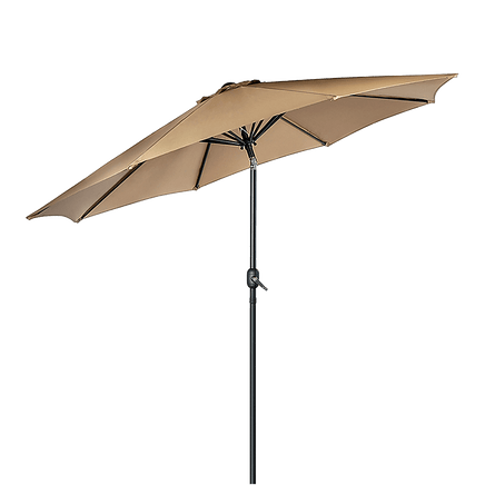 9FT Patio Umbrella Outdoor Garden Table Umbrella with 8 Sturdy Ribs Home & Garden Kings Warehouse 