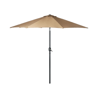 9FT Patio Umbrella Outdoor Garden Table Umbrella with 8 Sturdy Ribs Home & Garden Kings Warehouse 