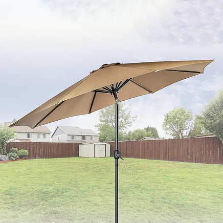 9FT Patio Umbrella Outdoor Garden Table Umbrella with 8 Sturdy Ribs Home & Garden Kings Warehouse 
