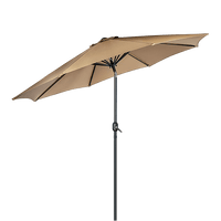 9FT Patio Umbrella Outdoor Garden Table Umbrella with 8 Sturdy Ribs Home & Garden KingsWarehouse 