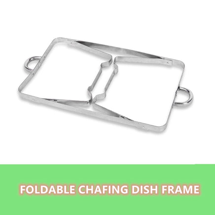 9L Chafing Dish Set Buffet Pan Bain Marie Bow Stainless Steel Food Warmer(3*3L) Baby & Kids Kings Warehouse 