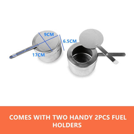 9L Chafing Dish Set Buffet Pan Bain Marie Bow Stainless Steel Food Warmer(3*3L) Baby & Kids Kings Warehouse 