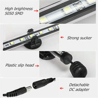 9LED Aquarium Fish Tank LED Light Bar Lamp 18cm Pool Submersible Waterproof Cool White Kings Warehouse 