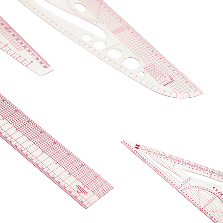 9pc French Curve Ruler Set DIY Sewing Pattern Measuring Tool for Dressmaker Home & Garden Kings Warehouse 