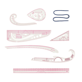 9pc French Curve Ruler Set DIY Sewing Pattern Measuring Tool for Dressmaker Home & Garden Kings Warehouse 
