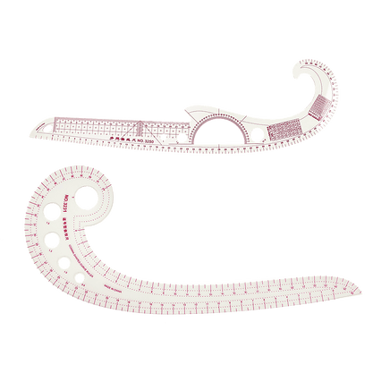 9pc French Curve Ruler Set DIY Sewing Pattern Measuring Tool for Dressmaker Home & Garden Kings Warehouse 