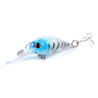 9x Popper Crank 5.7cm Fishing Lure Lures Surface Tackle Fresh Saltwater Kings Warehouse 