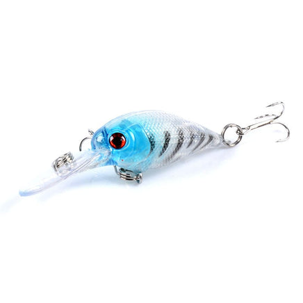 9x Popper Crank 5.7cm Fishing Lure Lures Surface Tackle Fresh Saltwater Kings Warehouse 