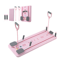 Everfit Pilates Reformer Abdominal Exercise Board Push Up Set Fitness Pink