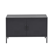 Artiss Buffet Sideboard Metal Cabinet - BASE Charcoal