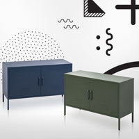 Buffet Sideboard Metal Cabinet - BASE Green