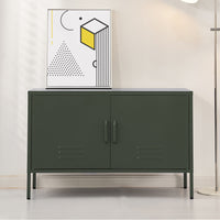 Buffet Sideboard Metal Cabinet - BASE Green