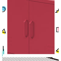 Artiss Buffet Sideboard Metal Cabinet - BASE Pink