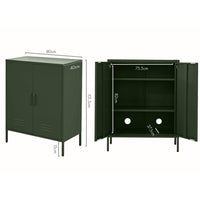 Buffet Sideboard Metal Cabinet - SWEETHEART Green