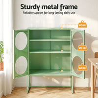 Artiss Buffet Sideboard Metal Cabinet - ELLA Green