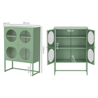 Buffet Sideboard Metal Cabinet - ELLA Green