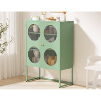 Buffet Sideboard Metal Cabinet - ELLA Green